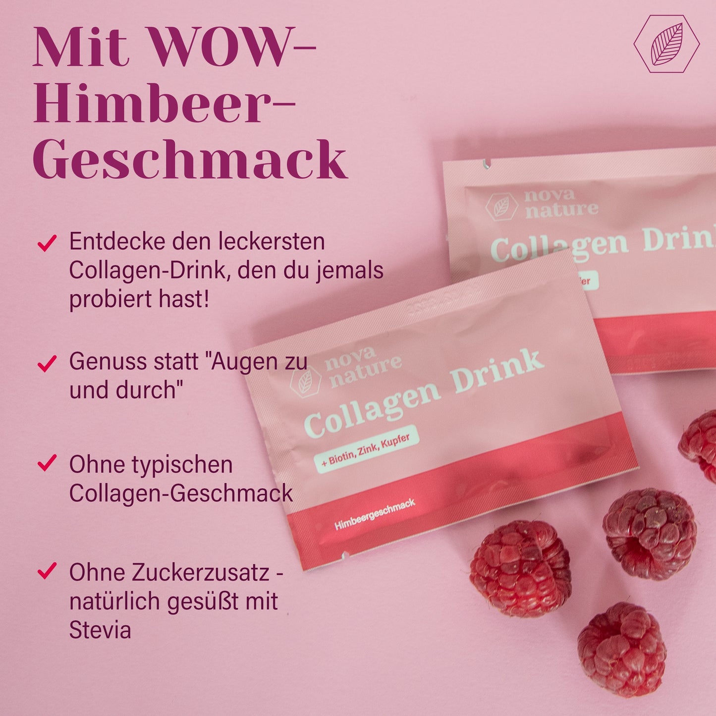 Collagen Drink Himbeere