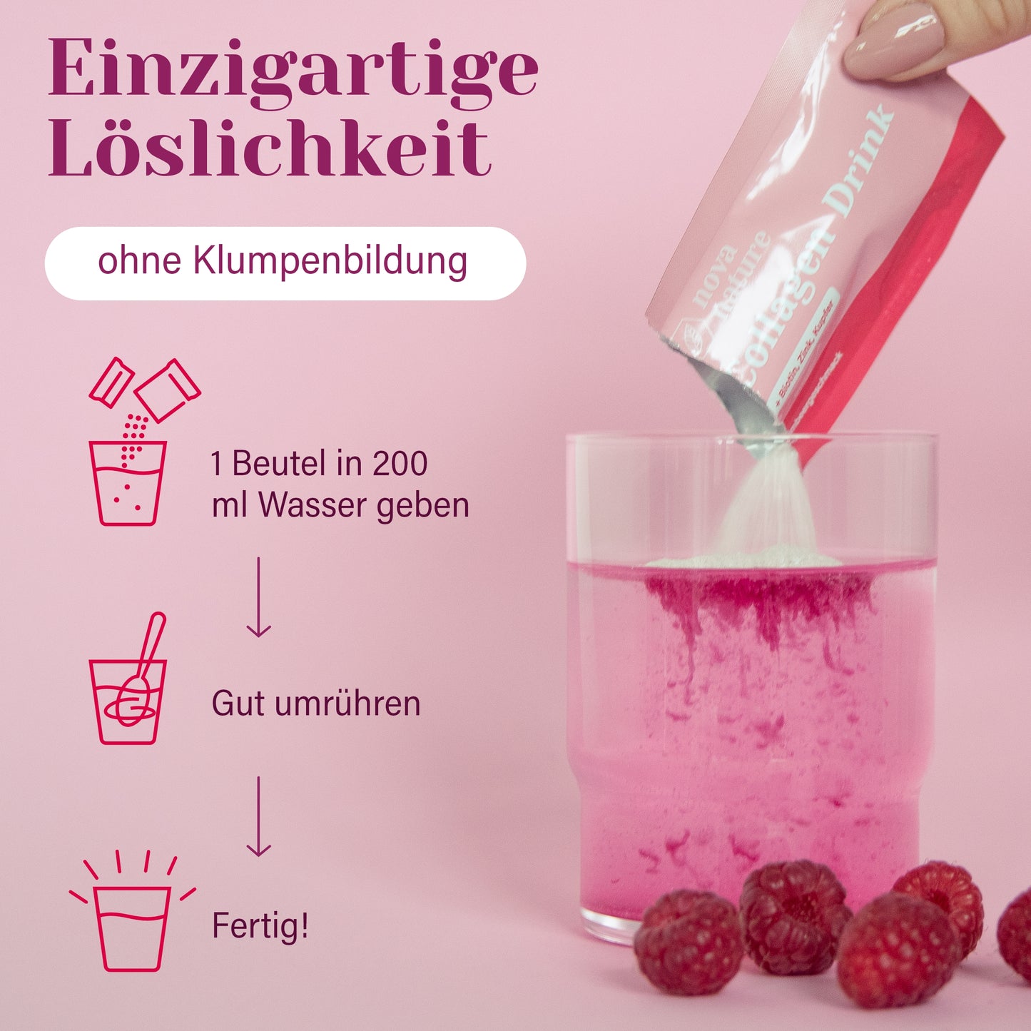 Collagen Drink Himbeere
